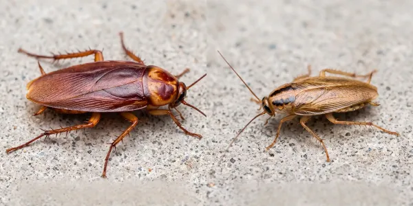 american and german cockroaches