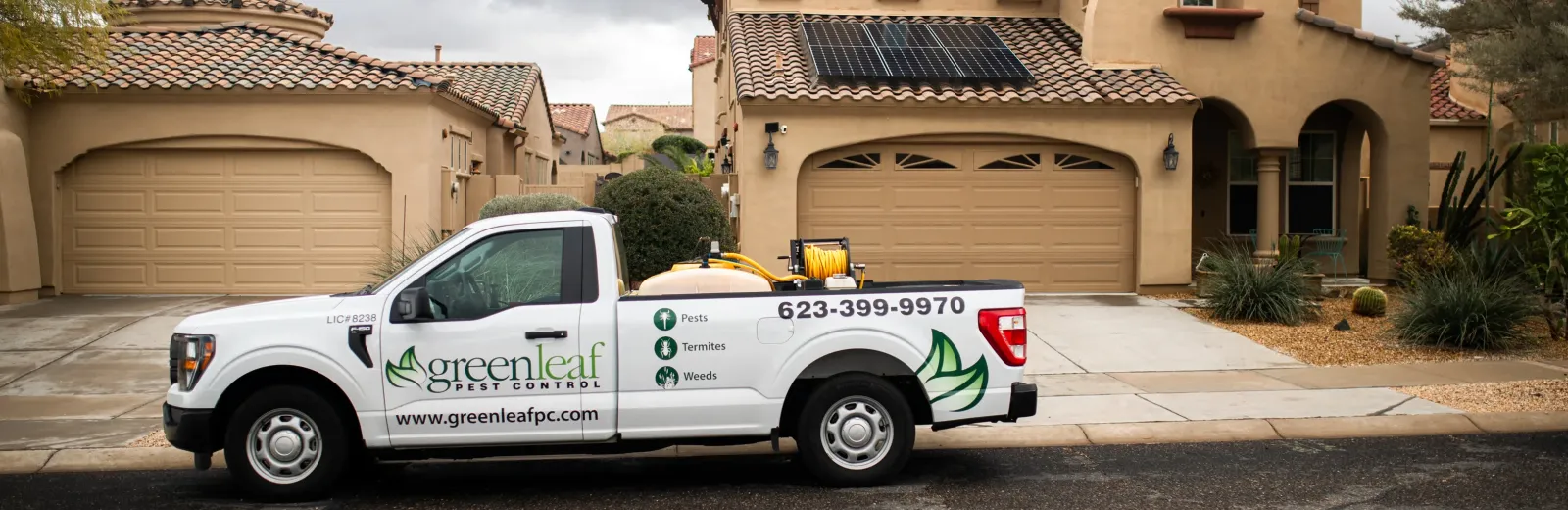 Greenleaf Pest Control Service Truch