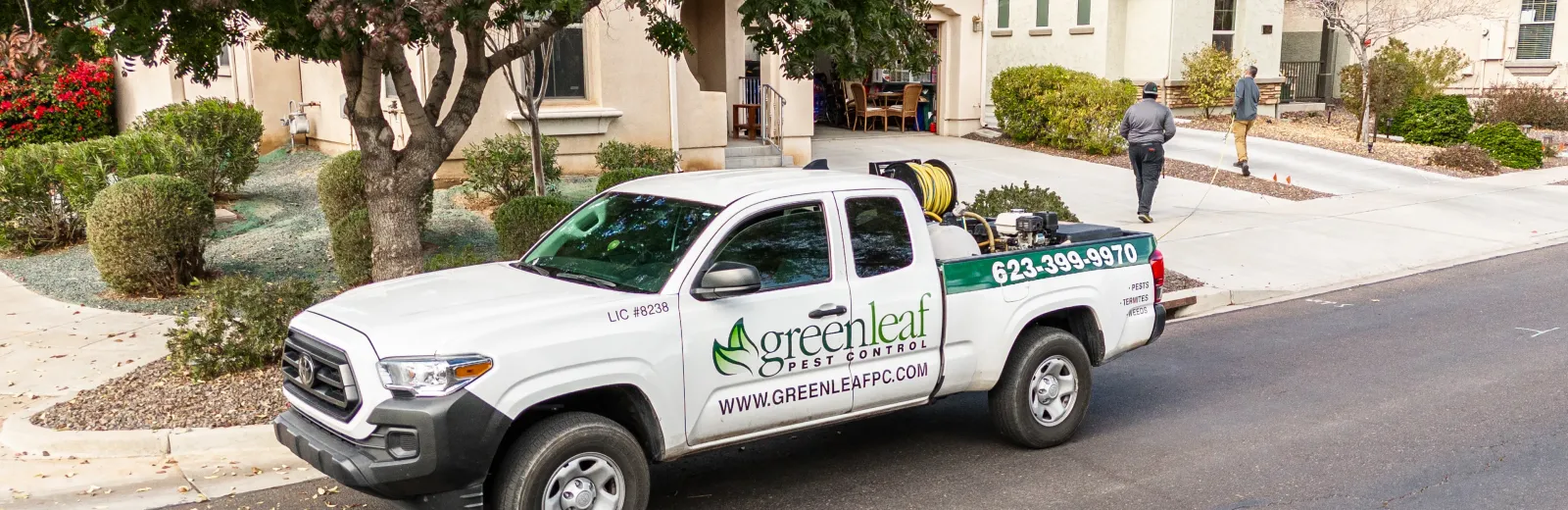Greenleaf Termite techs at work