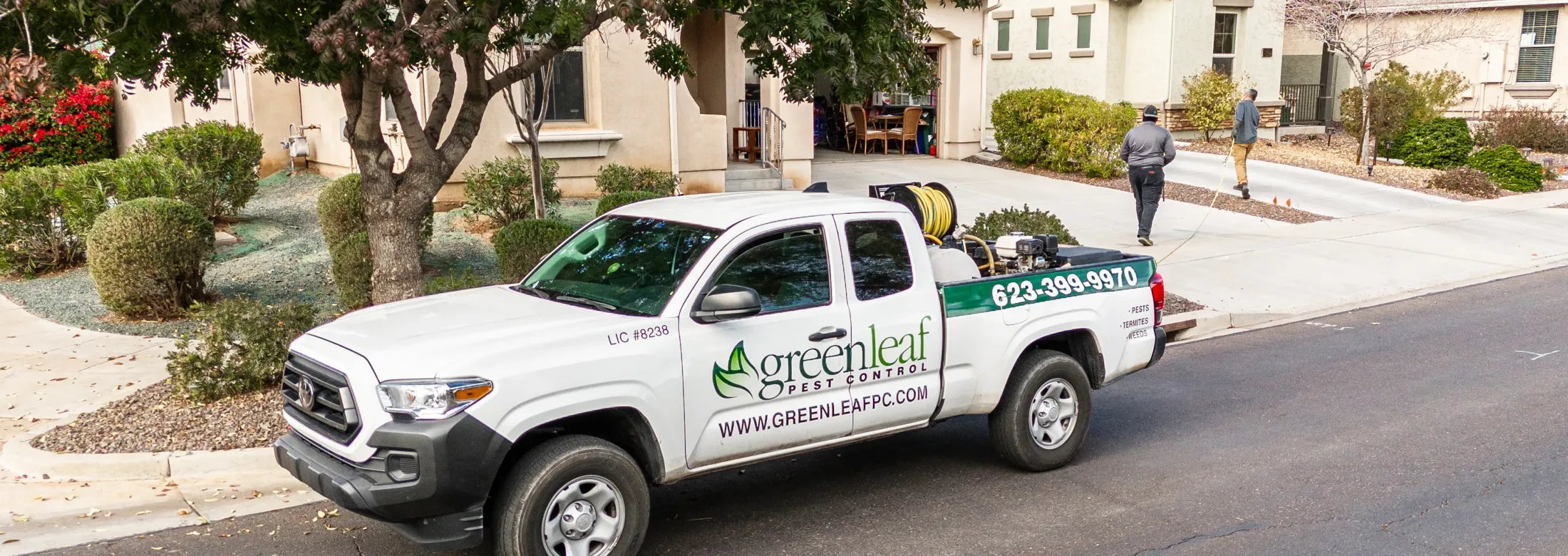 Greenleaf Termite techs at work