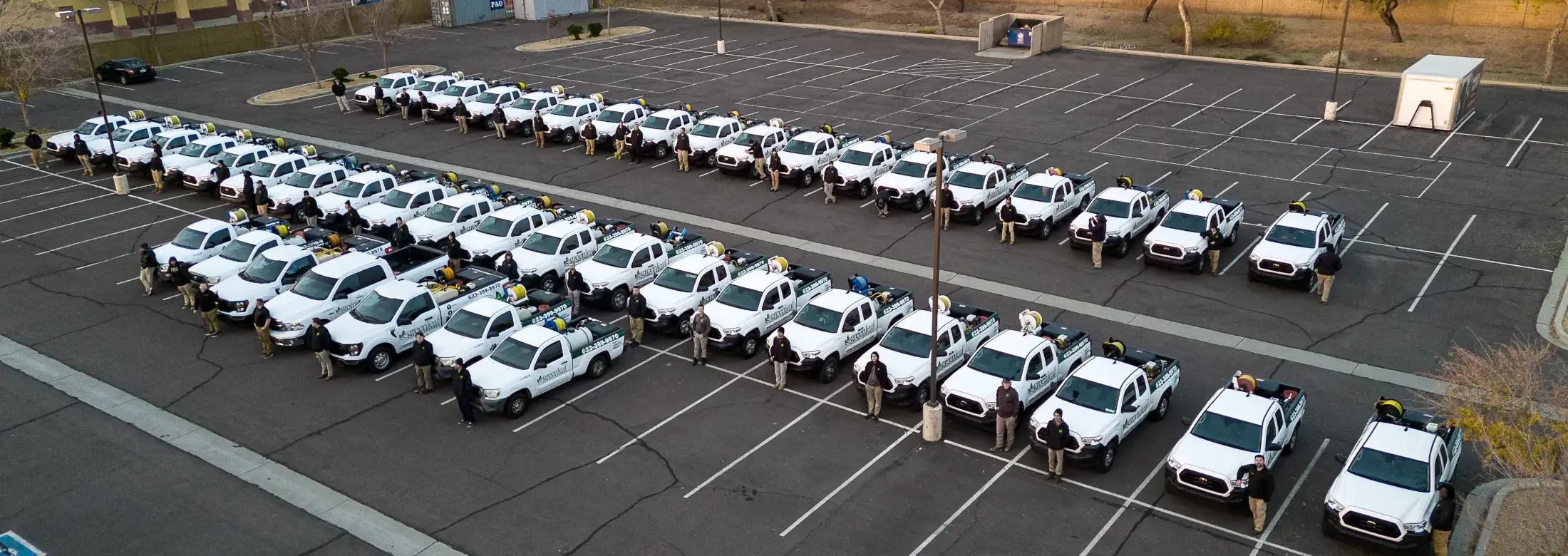 The pest control team at Greenleaf