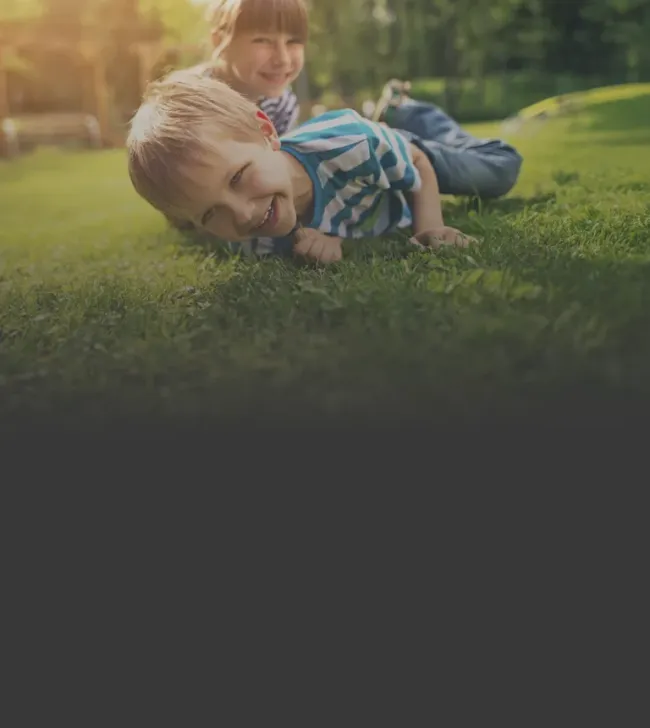 kids in yard